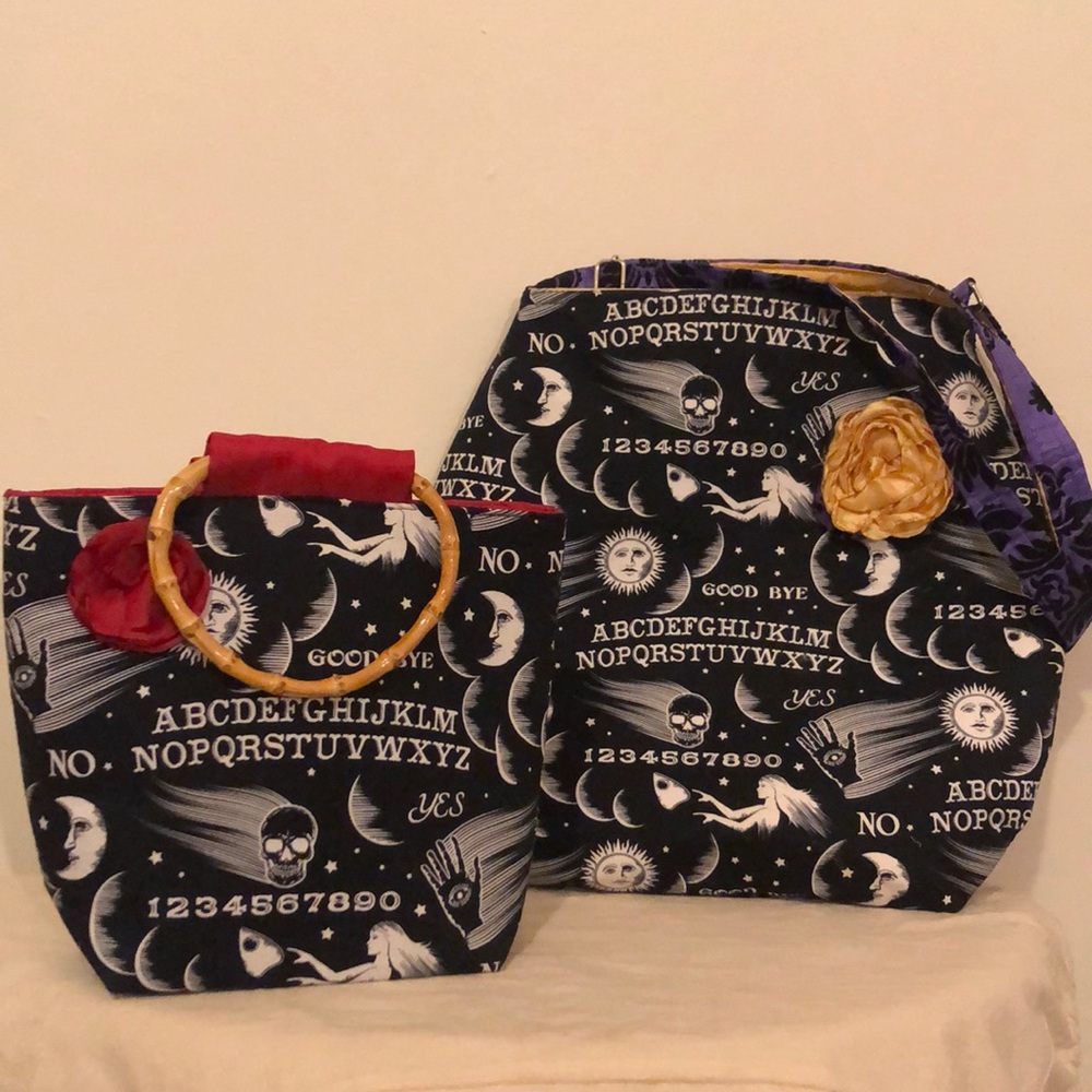 Ouija floral tote set